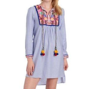 Chelsea and theodore embroidered dress Clearance